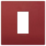 Placca Classic 2M rosso matt TECNOPOLIMERO SERIE VIMAR ARKÈ