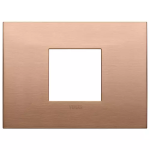 Placca Classic 2MC rame spazzolato METALLO SERIE VIMAR ARKÈ