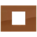 Placca Classic 2MC Reflex caramel TECNOPOLIMERO SERIE VIMAR ARKÈ