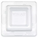 Protezione supporto 2M Plana/Arke PER SCATOLA ROTONDA SERIE VIMAR PLANA