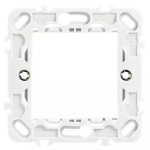 Supporto 2M +griffe int71 grigio PER SCATOLA ROTONDA SERIE VIMAR PLANA