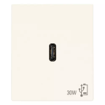 Alimentatore USB C PD 30W bianco SERIE VIMAR LINEA
