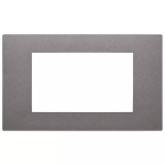 Placca 4M Metal SERIE VIMAR LINEA