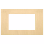Placca 4M oro spazzolato SERIE VIMAR LINEA