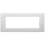 Placca 7M argento SERIE VIMAR LINEA