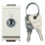 Interruttore 2P 16AX + chiave bianco SERIE VIMAR IDEA