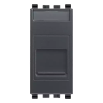 Adattatore portello RJ45 Keystone grigio SERIE VIMAR EIKON
