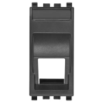 Adattatore RJ45 inclinato grigio SERIE VIMAR EIKON