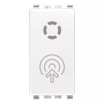 By-alarm Plus adatt.inseritore 1M bianco SERIE VIMAR EIKON 