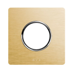 PLACCA FM 98 ALLUMINIO ORO NEW STYLE 2M AVE