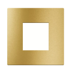 PLACCA 98x98 ALLUMINIO ORO 2M AVE