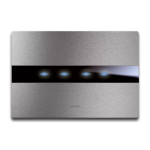 PLACCA AVETOUCH ALLUMINIO NATURALI 4 COMANDI AVE