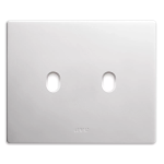 PLACCA NEW STYLE CORIAN BIANCO 2 COMANDI AVE