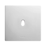 PLACCA 98x98 CORIAN BIANCO 1 COMANDI LEVETTA AVE