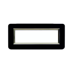PLACCA PERSONAL 44 NERO ASSOLUTO 7M AVE