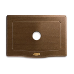 PLACCA ENGLAND STYLE LEGNO NOCE 1 COMANDO AVE