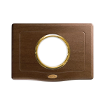 PLACCA ENGLAND STYLE LEGNO NOCE 1 PRESA AVE