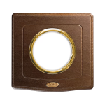 PLACCA ENGLAND STYLE LEGNO NOCE 1 PRESA AVE