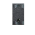 DEVIATIORE CON GEMMA 16AX 1 MODULO NOIR S45 AVE
