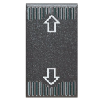 COMMUTATORE CON FRECCE 1P 10A 250V NOIR S45 AVE