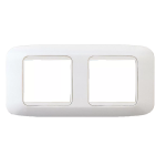 PLACCA DOPPIA BIANCO BANQU. 4(2+2)M S45 AVE