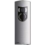 Placca a/v 2M IK10 s/tasti acciaio ELVOX