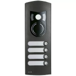 Placca a/v 2M IK10 4 tasti grigio sablé ELVOX
