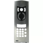 Placca a/v 2M per tastiera acciaio ELVOX