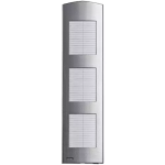 Placca suppl. 3M 3 cartelli acciaio ELVOX