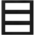 Placca 21M nero PLANA VIMAR