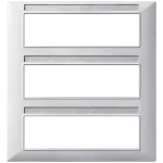 Placca 21M argento opaco PLANA VIMAR