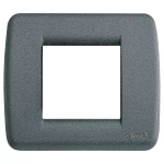 Placca Rondò 1-2M ardesia SERIE VIMAR IDEA
