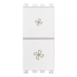 Commutatore 2P 10AX fan-coil bianco SERIE VIMAR ARKÈ