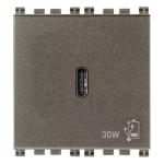 Alimentatore USB C PD 30W Metal SERIE VIMAR ARKÈ