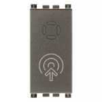 By-alarm Plus adatt.inseritore 1M Metal SERIE VIMAR ARKÈ