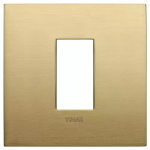Placca Classic 1M ottone spazzolato SERIE VIMAR ARKÈ