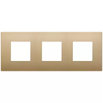 Placca 6M (2+2+2)int71 CL oro matt SERIE VIMAR ARKÈ