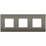 Placca 6M (2+2+2)int71 CL Metal SERIE VIMAR ARKÈ