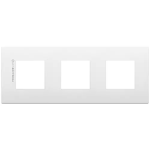 Placca 6M (2+2+2)int71 CL ANTIBATTERICO bianco SERIE VIMAR ARKÈ