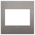 Placca Classic 3M BS titanio matt SERIE VIMAR ARKÈ