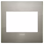 Placca Classic 3M BS acciaio spazzolato SERIE VIMAR ARKÈ