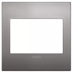 Placca Classic 3M BS nichel nero SERIE VIMAR ARKÈ