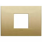 Placca Classic 2MC ottone spazzolato SERIE VIMAR ARKÈ