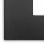Placca Classic 21M nero SERIE VIMAR ARKÈ