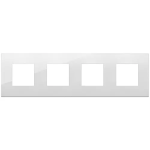 Placca 8M (2+2+2+2)int71 CL polar SERIE VIMAR ARKÈ