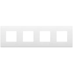 Placca 8M (2+2+2+2)int71 CL bianco SERIE VIMAR ARKÈ