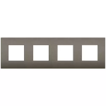 Placca 8M (2+2+2+2)int71 CL Metal SERIE VIMAR ARKÈ