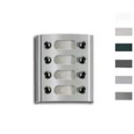 Modulo con 8 tasti grigio luce ELVOX