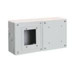BOX DA PARETE IP56 + PIASTRA CIECA S45 2M AVE