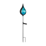 LAMPADA SOLARE DA GIARDINO_SOLAR LED 1X0,06W STRUTTURA METALLO ZINCATO 170x80 H800